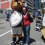 dsc01585 Leo the Lion, me and the Ranfurly Shield!!!